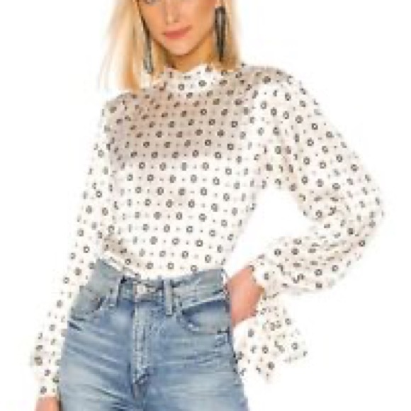 Anine Bing Esther 100% Silk Satin Top - Picture 7 of 11